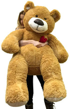 Load image into Gallery viewer, Mooond | Giant Teddy Bear Heart on the chest | 55 Inch = 140cms
