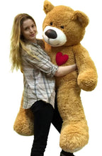 Load image into Gallery viewer, Mooond | Giant Teddy Bear Heart on the chest | 55 Inch = 140cms
