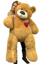 Load image into Gallery viewer, Mooond | Giant Teddy Bear Heart on the chest | 55 Inch = 140cms
