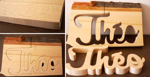 Mooond | Wooden Name | Letters | Personalized gift | 10cm x 6cm