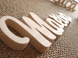 Mooond | Wooden Name | Letters | Personalized gift | 10cm x 6cm